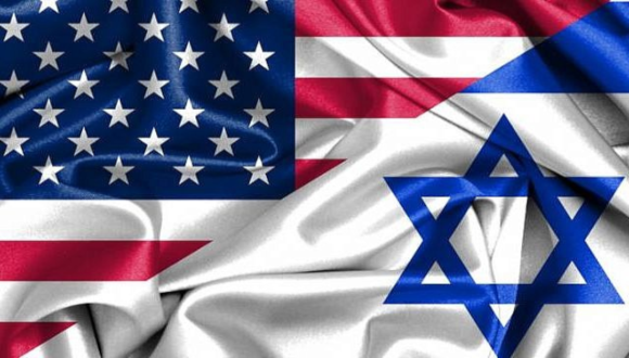 USA and Israeli flags